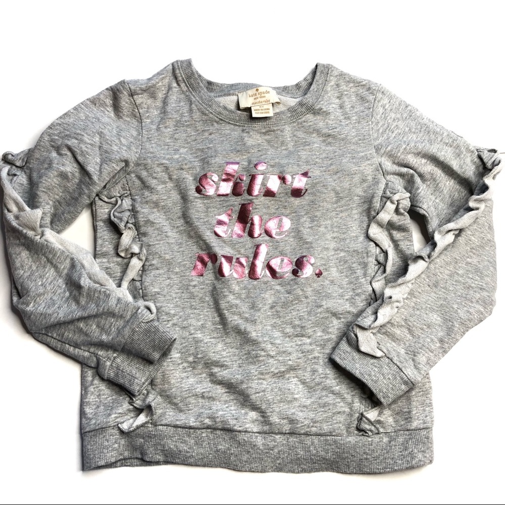 Kate Spade Ruffled Sweatshirt Skirt the Rules